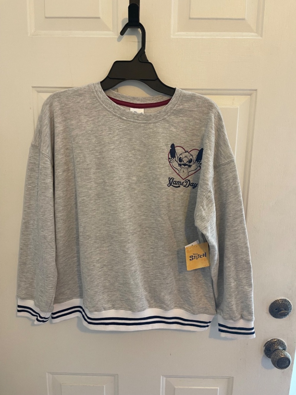 NWT Disney Stitch Fleece Sweatshirt Lilo & Stitch Girls XL